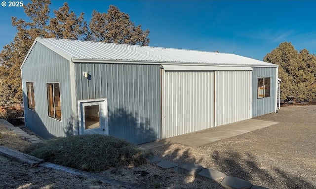 view of outbuilding