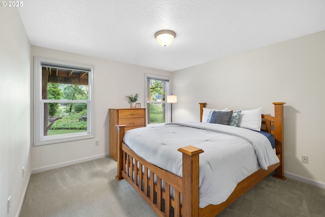 690 N Shepherd Rd, Washougal, WA 98671 - bedroom featuring light carpet, baseboards, and a textured ceiling