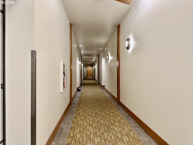 821 NW 11th Ave Unit 315, Portland, OR 97209 - hallway with recessed lighting and baseboards