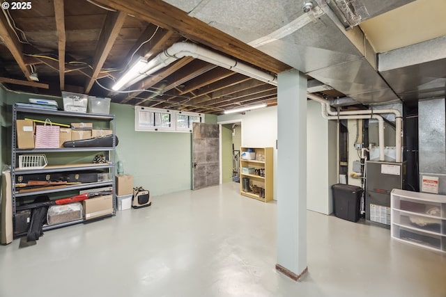 3622 NE Hassalo St, Portland, OR 97232 - basement featuring heating unit