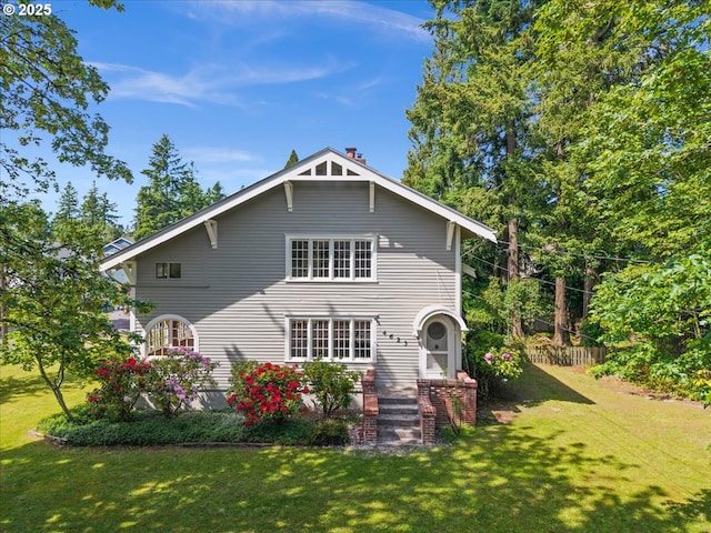 4623 SW Garden Home Rd, Portland, OR 97219 - rear view of property with a chimney