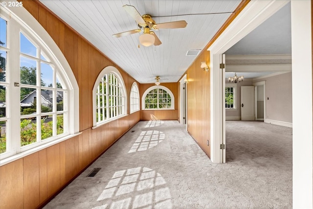 4623 SW Garden Home Rd, Portland, OR 97219 - unfurnished sunroom featuring a chandelier