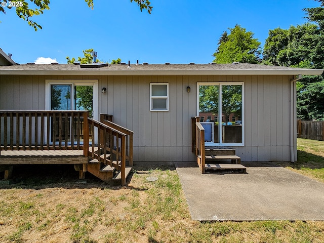 1684 NE 87th Ave, Hillsboro, OR 97006 - property entrance featuring a wooden deck