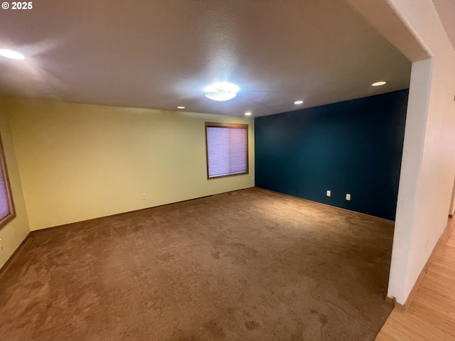 empty room with light carpet