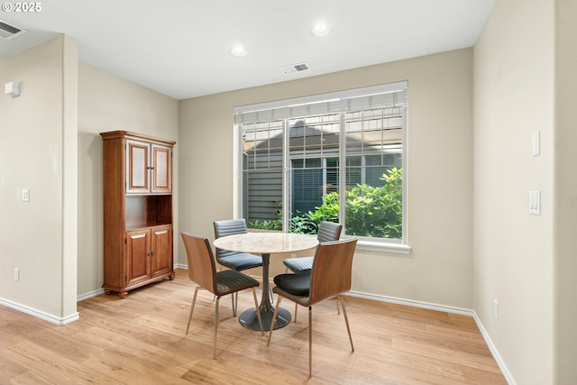 15971 NW Hildago Ln, Portland, OR 97229 - dining room featuring light wood finished floors and recessed lighting