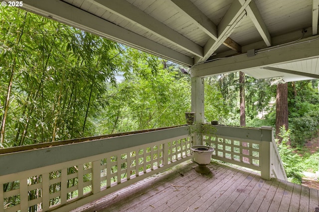 view of deck