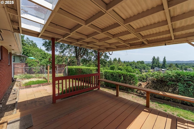 1938 NW Sierra Ln, Camas, WA 98607 - wooden deck featuring a fenced backyard