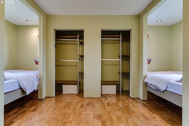 85789 Allbritain Ln, Eugene, OR 97405 - bedroom featuring two closets and recessed lighting