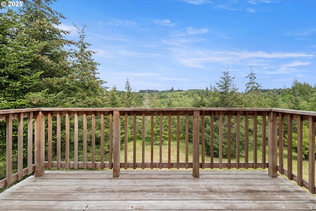 view of deck
