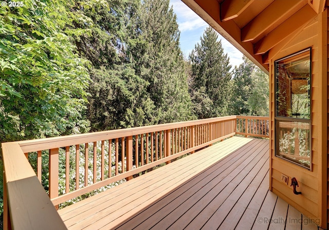 1929 SW Broadleaf Dr, Portland, OR 97219 - view of wooden deck
