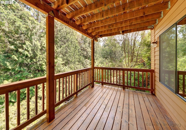 1929 SW Broadleaf Dr, Portland, OR 97219 - view of deck