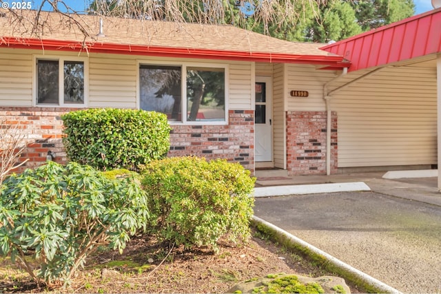 view of entrance to property