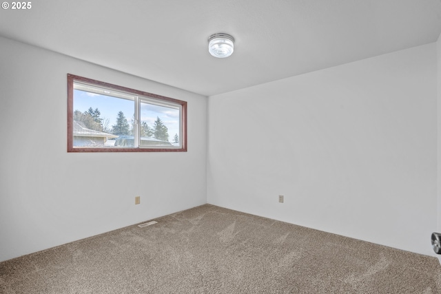 empty room featuring carpet floors