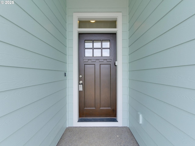 view of property entrance