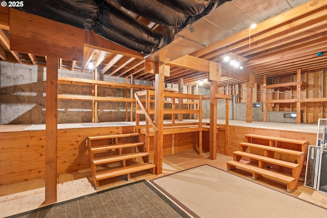 10540 SW Lancaster Rd, Portland, OR 97219 - unfinished basement featuring stairs