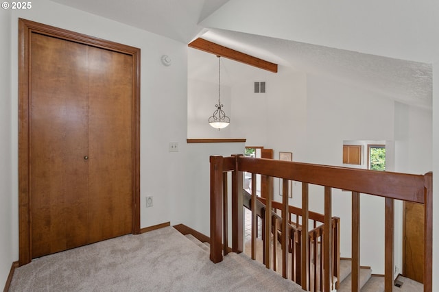 10315 SW 28th Ave, Portland, OR 97219 - hall featuring an upstairs landing, carpet flooring, and baseboards