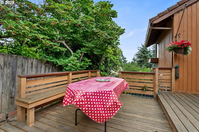 10315 SW 28th Ave, Portland, OR 97219 - deck with outdoor dining area