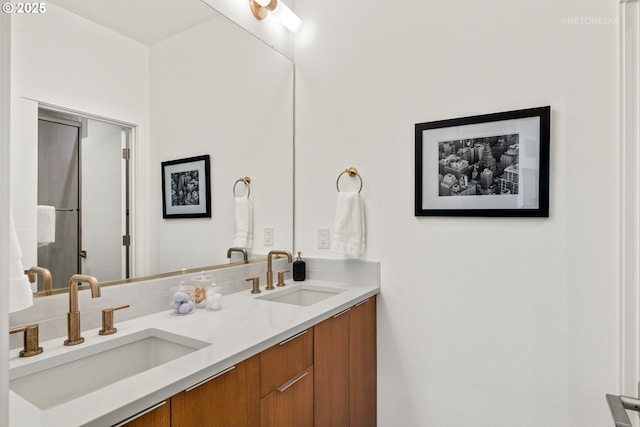 2417 E 6th St, Vancouver, WA 98661 - bathroom featuring double vanity and a sink