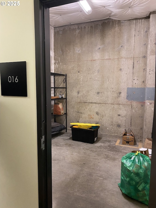 1400 NW Irving St Unit 715, Portland, OR 97209 - view of unfinished basement