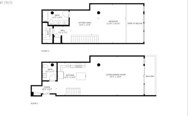 1400 NW Irving St Unit 715, Portland, OR 97209 - floor plan / room layout