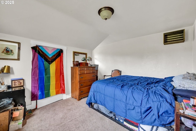 80388 Territorial Hwy, Eugene, OR 97405 - bedroom featuring vaulted ceiling and carpet floors