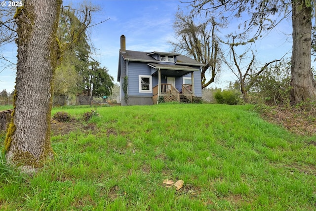 80388 Territorial Hwy, Eugene, OR 97405 - rear view of property featuring a chimney