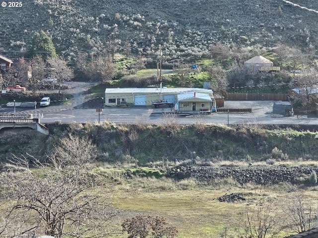 view of subject property