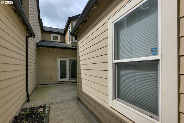 view of home's exterior