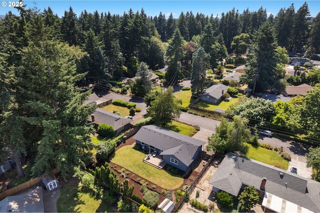 18344 Terry Ave, Lake Oswego, OR 97035 - aerial view of property's location with a forest and nearby suburban area