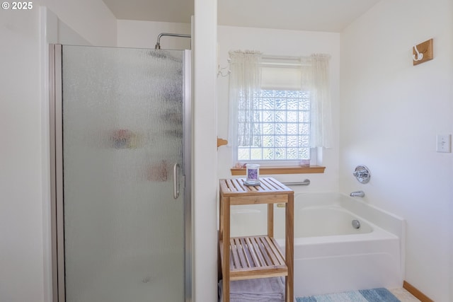 788 SE Meadows Loop, Sheridan, OR 97378 - full bathroom with a shower stall and a bath
