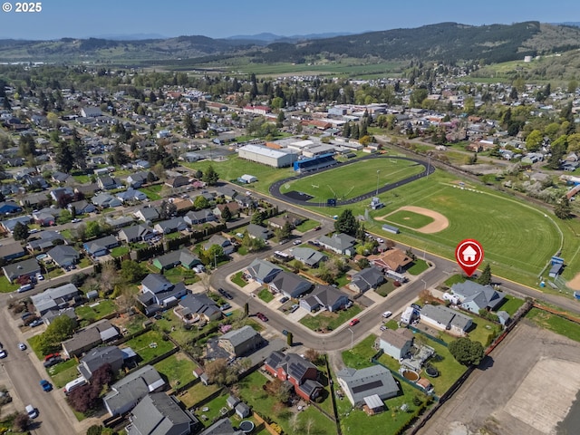 788 SE Meadows Loop, Sheridan, OR 97378 - aerial view featuring a residential view and a mountain view