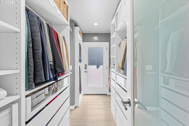 1801 NW Walmer Dr, Portland, OR 97229 - spacious closet featuring light wood-style flooring