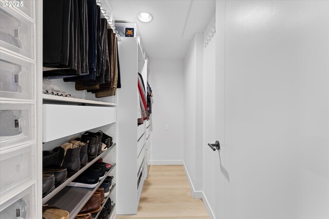 1801 NW Walmer Dr, Portland, OR 97229 - walk in closet featuring light wood finished floors