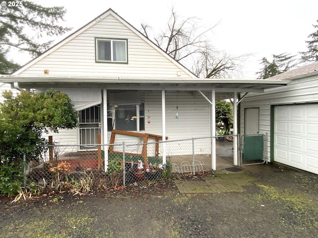 view of front of home