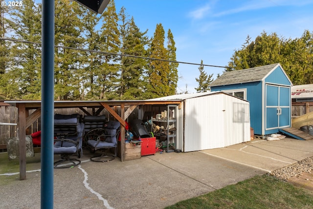 view of outbuilding