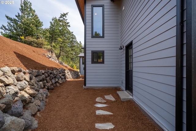 view of side of property