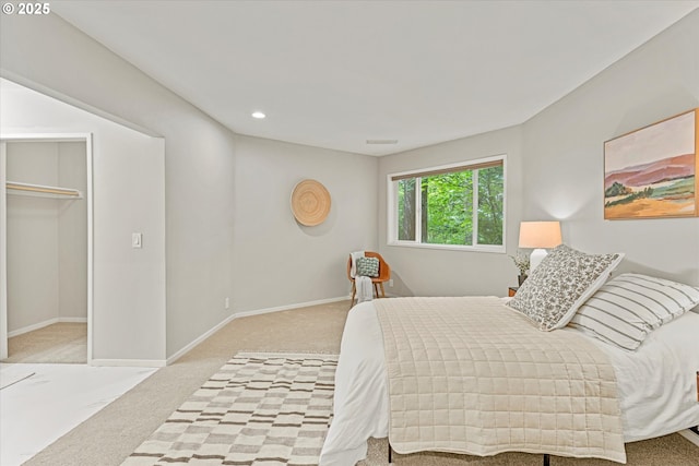 48 Eagle Crest Dr Unit 3D, Lake Oswego, OR 97035 - bedroom with light colored carpet and recessed lighting