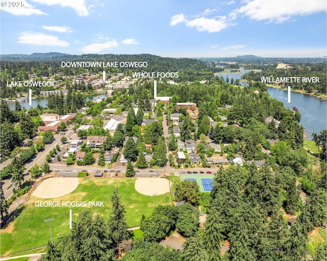 48 Eagle Crest Dr Unit 3D, Lake Oswego, OR 97035 - drone / aerial view of a nearby body of water