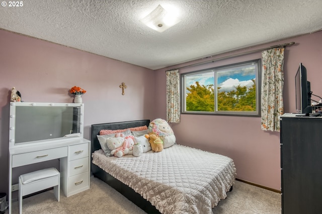 642 SW Cherry Park Rd, Troutdale, OR 97060 - bedroom with a textured ceiling and light colored carpet