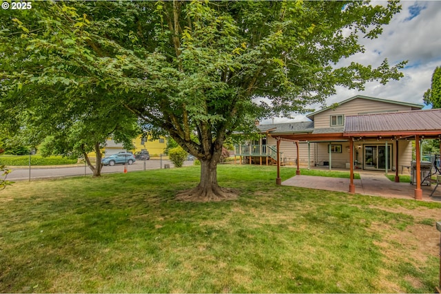 642 SW Cherry Park Rd, Troutdale, OR 97060 - view of yard with a patio