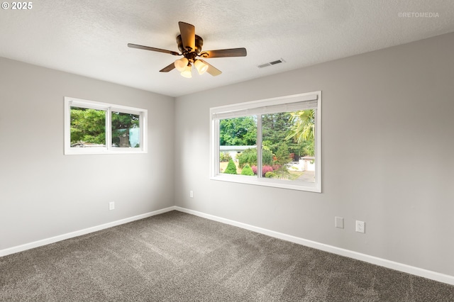2338 NE 137th Ave, Portland, OR 97230 - carpeted empty room with a ceiling fan and a textured ceiling