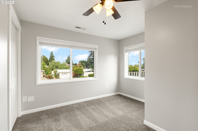 2338 NE 137th Ave, Portland, OR 97230 - spare room featuring carpet and ceiling fan