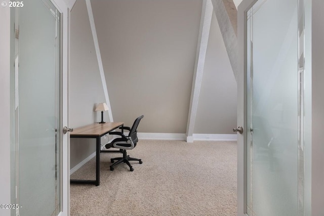4304 NE 42nd St, Neotsu, OR 97364 - home office with carpet flooring and baseboards