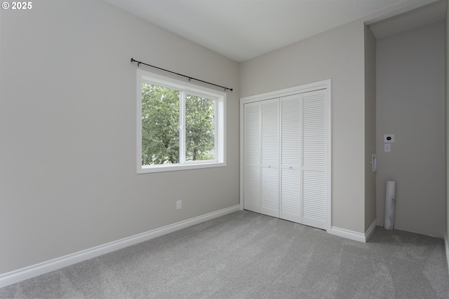 9638 SE Holgate Blvd Unit 1, 2, 3, Portland, OR 97266 - unfurnished bedroom with a closet, carpet flooring, and baseboards