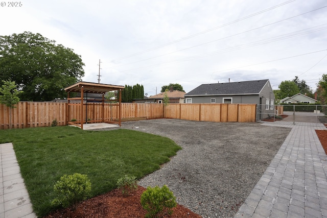 9638 SE Holgate Blvd Unit 1, 2, 3, Portland, OR 97266 - view of yard featuring a gate and fence private yard