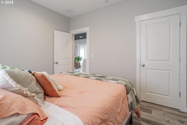641 E Jones St, Yacolt, WA 98675 - bedroom with wood finished floors