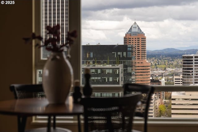 1500 SW 11th Ave Unit 2404, Portland, OR 97201 - balcony with a city view and a mountain view