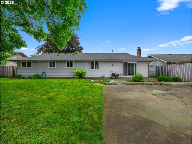 24033 SE Oak St, Gresham, OR 97030 - back of house with a patio area and a chimney