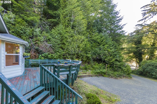 594 NE Newport Heights Dr, Newport, OR 97365 - view of wooden terrace