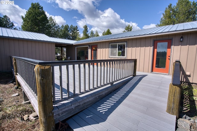 view of deck
